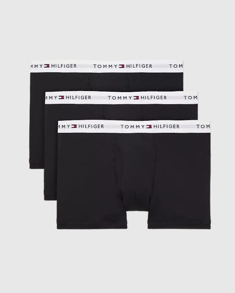 Tommy Hilfiger Cotton Classics Trunk 3-Pack Black