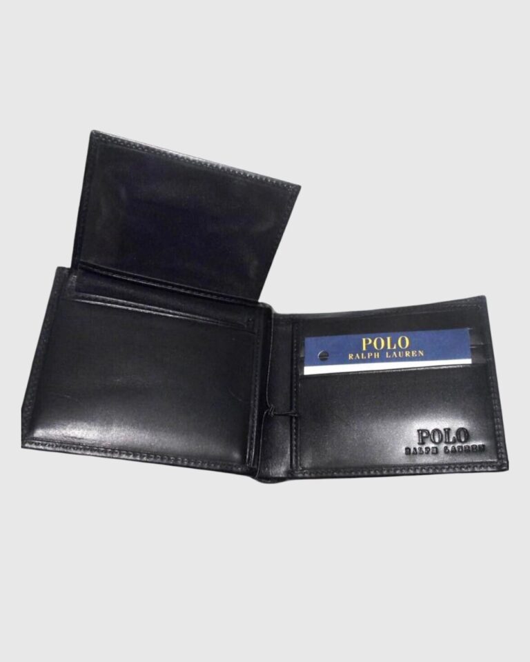 RL POLO RALPH LAUREN BIG PONY BIFOLD WALLET WITH CREDIT CARDS NOTES & COINS NEW